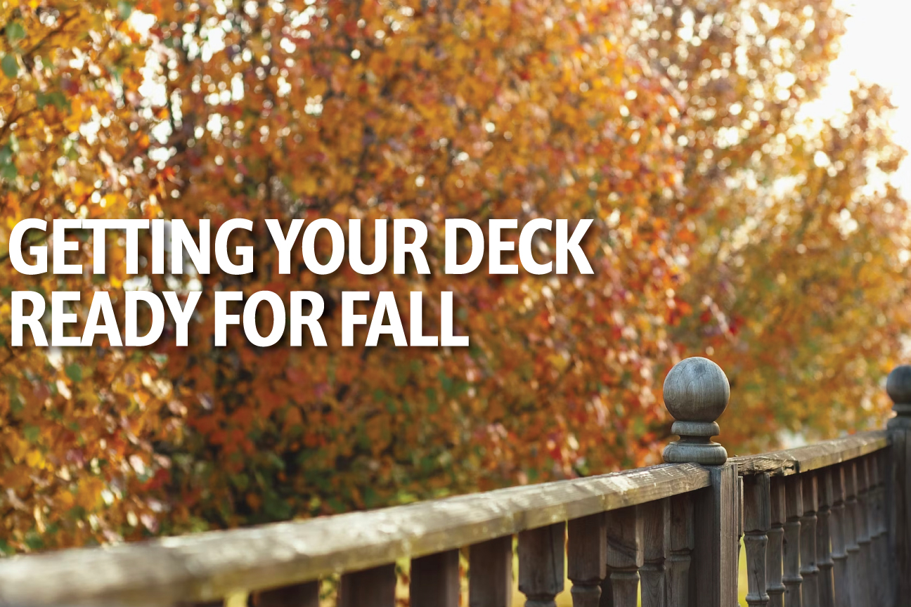 Getting Your Deck Ready for Fall
