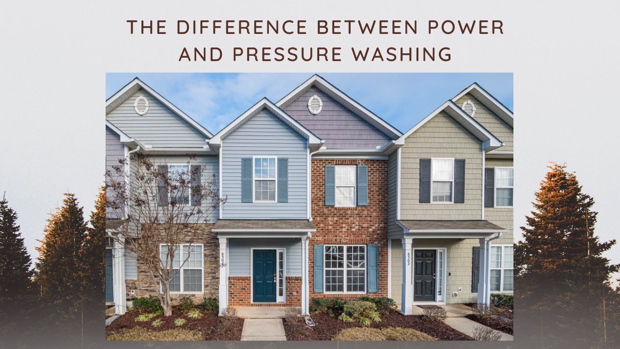 The Difference Between Power and Pressure Washing